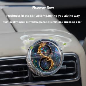 Diffuseur d'air pour <span class=keywords><strong>voiture</strong></span> Liu Pai Dragon Soars World, nouveau style, dragon nageant en eaux profondes, parfum pour grille d'aération ABS, élimination des odeurs, cadeau - Product Image 4