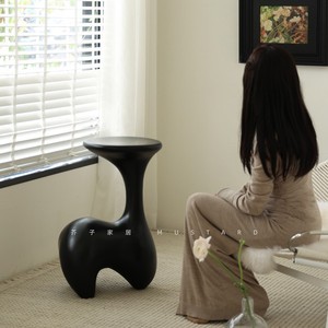 <b>Black</b> Resin Elephant Coffee <b>Table</b> Modern Sculpture <b>Side</b> <b>Table</b> For Living Room Home Decor Small Apartment Furniture - Product Image 2