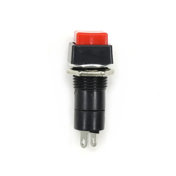 Waterproof Electronic Power Slide Key Switch Rocker Automotive Metal Push Button Micro Switch with LED Light