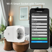 Prise intelligente WiFi Tasmota, prise allemande 16A 220V avec surveillance de la consommation d'énergie, télécommande, programmation horaire, Alexa Home Assistant