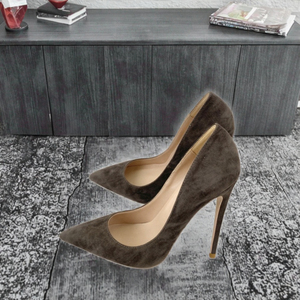 Zapatos de Tacón Alto D'orsay de 8 cm para Mujer, Colección Primavera, Minimalistas, Sin Cordones, Profesionales, Tacón Delgado, Clásicos, Punta Puntiaguda - Product Image 2