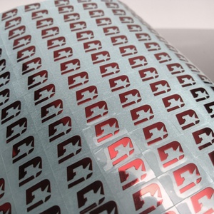 El más nuevo embalaje de regalo Metal personalizado marca metálica níquel Logo etiqueta efecto de superficie brillante - Product Image 5