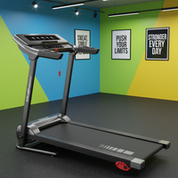 Caminadora Eléctrica Plegable para el Hogar, Motor de 1.5HP, Capacidad de 120kg, Pantalla LCD, Velocidad de 1.0-12km/h, Inclinación Manual, ABS, MOQ 97 Piezas