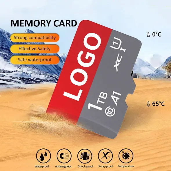 Ban đầu biểu tượng tùy chỉnh Class TF Thẻ Carte memoire 32GB 64GB 128GB 256GB SD thẻ nhớ dung lượng cao Thẻ cho điện thoại di động máy ảnh