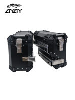 Top case latéral pour moto en alliage d'aluminium de 35 litres