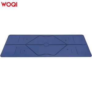 Esterilla de Yoga Woqi de 6 mm de Grosor, Tela Oxford Antideslizante, Esterilla de Fitness para Principiantes, Rectangular, Azul Marino - Product Image 5