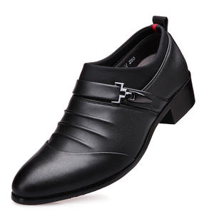 Chaussures pour hommes, livraison gratuite, chaussures habillées décontractées en cuir verni noir, dernières nouveautés, mocassins pour hommes d'affaires - Product Image 1