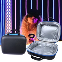 Boîte de rangement pour casque VR en EVA de haute qualité, antichoc, étanche, anti-poussière, avec poches, poignée portable, pour la maison et les voyages, protection VR
