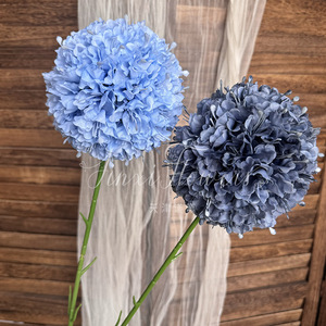 Fleur d'hortensia artificielle Jinxi en tissu de soie pour décoration de mariage et de maison 24079009634 - Product Image 3