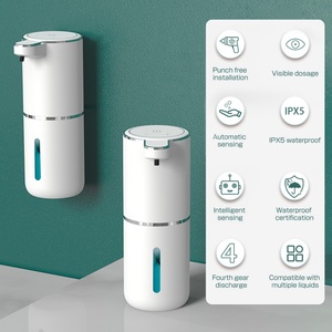 New 360ML Automatic Foam Soap Dispenser Bathroom Smart <b>Washing</b> Hand <b>Machine</b> With USB Charging Sensor Dispenser - Product Image 3