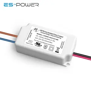 Driver de tensão constante ip65 ul 8w 12v 24v, 330ma, 650ma, 660ma, com regulação do triac