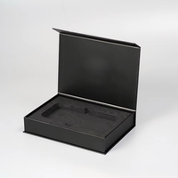Boîte rigide en papier de luxe de haute qualité pour clavier, avec pelliculage mat, gaufrage et doublure en éponge, emballage écologique