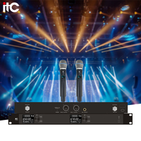 Système de microphone sans fil Bluetooth UHF entièrement numérique pour les performances sur scène et la diffusion en direct de karaoké
