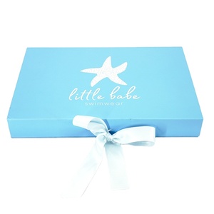 Large Light Blue Gift Boxes with Lids, Shirt Gift Boxes, Magnetic Gift Boxes for Gift Packaging Glossy Metallic Light Blue
