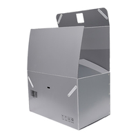 Boîtes en plastique ondulé PP personnalisées, pliables et empilables, boîtes de rangement en plastique ondulé
