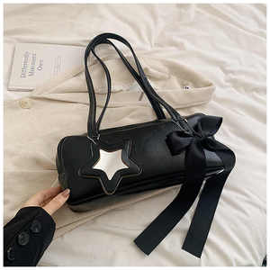 Bolso Casual Premium para Llevar Bajo el Brazo, con Diseño de Lazo y Estrella, para Mujer, Verano 2025 - Product Image 5