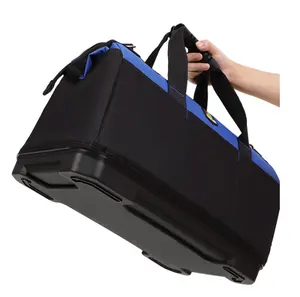 Caja de almacenamiento de tela Oxford, kit de herramientas de electricista y carpintero, bolsa de lona diagonal de mano, bolsa de herramientas de Hardware impermeable