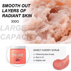 Gommage au café et au sel de mer en promotion – Nettoie les peaux mortes, exfoliant parfumé aux fruits pour le visage et le corps - Product Image 2