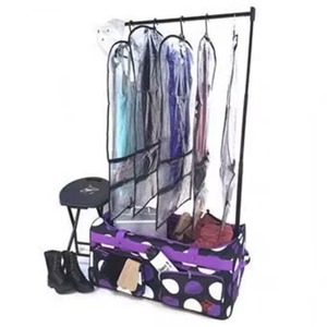 BSCI Source Factory Lightweight Costume <b>Travel</b> Luggage Collapsible Dance Duffel <b>Bag</b> with <b>Garment</b> Rack - Product Image 6