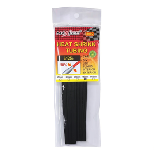 Maxeed Heat <b>Shrink</b> Tubing 8mm Black For Car Diy Led Tuning Interior Exterior - Product Image 2