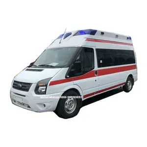 CLW Group Chengli Krankenwagen Ford V348 2WD/4WD Langrad-Hochdach-Diesel Manueller medizinischer Krankenwagen Zum Verkauf