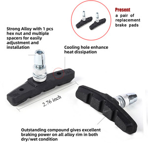 BUCKLOS yol dağ bisikleti düz çekme fren kaliper V fren BMX ön/arka tekerlek bisiklet fren kaliper - Product Image 5