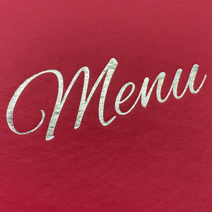 Cubierta de Menú Personalizada al por Mayor en Cuero PU, Portamenús A5/A4, Libro de Menú de Doble Página para Restaurante con Encuadernación con Tornillos - Product Image 6