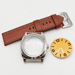 Accessoires de montre pour hommes, boîtier en acier inoxydable, étanche, cadran lumineux, aiguilles compatibles avec le <span class=keywords><strong>mouvement</strong></span> <span class=keywords><strong>ETA</strong></span> <span class=keywords><strong>6497</strong></span>, Options multicolores, 47mm - Product Image 4