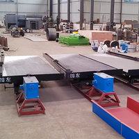 Table vibrante à gravité, machine de séparation pour l'or alluvial, le tungstène et le minerai d'étain