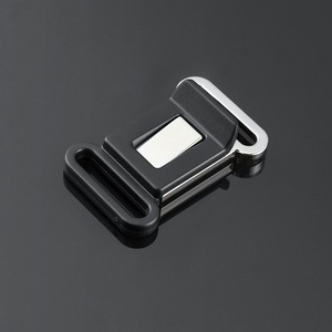 Hebilla de liberación lateral de aleación de zinc de 25 mm plateada, accesorios duraderos para mochilas, riñoneras, bolsos de hombro, equipaje y mochilas escolares - Product Image 1
