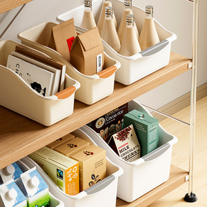 <b>Plastic</b> Storage <b>Bins</b> Rectangle Food Container Eco Friendly <b>Kitchen</b> Cabinet Organizer Desktop Storage Box Under Sink Shelf - Product Image 1