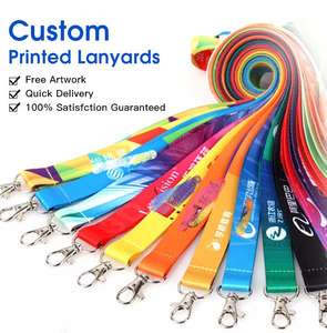 Pas de minimum prix bon marché d'usine Promotions Cadeaux souvenirs Logo personnalisé Lanière en polyester - Product Image 4