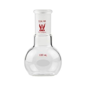 50-<span class=keywords><strong>1000ml</strong></span> thủy tinh Borosilicate chưng cất nhận thiết bị nặng tường đơn cổ phẳng đáy bình Sôi khớp tiêu chuẩn - Product Image 1