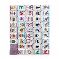 Table de Mahjong de Luxe Moderne - Design Oriental Oiseau Dragon Bambou - Jeu pour 4 Joueurs - Tuiles en Acrylique Écologiques et Durables pour le Divertissement