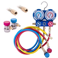 Ensemble de manomètres de climatisation de réfrigération, avec tuyau de charge pour d'autres manomètres de pression de réfrigération