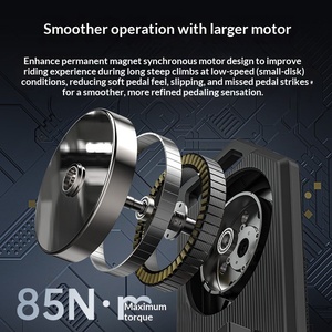 [Choix des équipes] Plateforme d'entraînement de cyclisme d'intérieur CYCPLUS T2 Smart Direct-Drive Trainer pour cassette 12 vitesses – Édition <span class=keywords><strong>été</strong></span> - Product Image 2