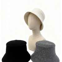 Elegante Sombrero de Invierno Estilo Vintage para Mujer, Sombrero de Lana Grueso y Cálido, Estilo Cloche, Fedora, Bucket, Sombrero de Sauna
