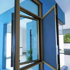 Fenêtres à battants en aluminium série 117, double vitrage, isolées thermiquement, résistantes aux ouragans, cadre étroit en aluminium, fenêtres à battants et à basculer - Product Image 2