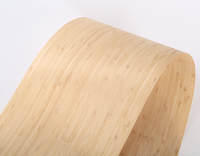 Veneer bambu alami 0.6mm Veneer eksotis