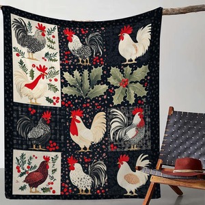 Manta de Franela con Estampado Moderno, Manta para Siesta, Transpirable, Suave al Tacto, para Dormitorio, Sala de Estar, Impresión Personalizada, OEM, ODM - Product Image 6