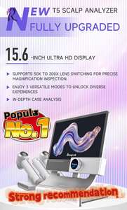 15.6인치 울트라 HD 디스플레이 두피 검사 원스톱 테스트 휴대용 두피 분석기 스캐너 - Product Image 2