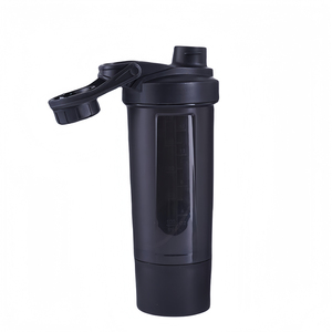 Tùy chỉnh 400ml nhựa PP phòng tập thể dục thể thao bột Shaker Người lớn uống chai nước với vít nắp hộp lưu trữ nước sôi an toàn - Product Image 3