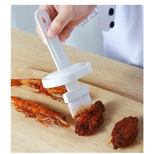 Multipurpose Silicone Oil <b>Brush</b> High Temperature Resistant Durable Integrated Oil Pot <b>Brush</b> with <b>Bottle</b> Barbecue Oil <b>Brush</b> - Product Image 6