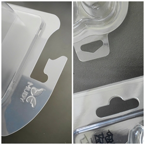 Tùy Chỉnh Pet PVC Nhựa 4X6 Inch Rõ Ràng Bản Lề Vỏ Sò Vỉ Bao Bì Container Khay Cho Mints - Product Image 2