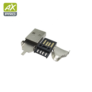 USB 2,0 A Enchufe Moldura Tipo <span class=keywords><strong>de</strong></span> soldadura Conector macho Carcasa <span class=keywords><strong>de</strong></span> metal USB 2,0 USB A Carcasa <span class=keywords><strong>de</strong></span> metal - Product Image 5