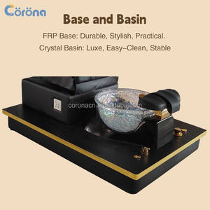 <span class=keywords><strong>Chaise</strong></span> de spa pour pédicure ergonomique, construction durable, pour salon de manucure avec bol à pieds en verre - Product Image 6