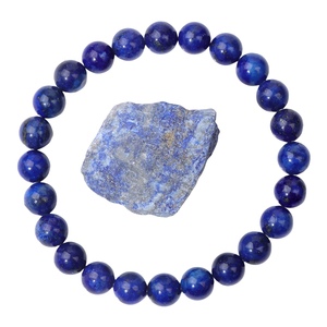 Joya Quà Tặng Chất Lượng Cao 8Mm Lapis Lazuli Đá Quý Người Đàn Ông Của Phụ Nữ Vòng Đeo Tay Lapis Lazuli Vòng Đá Hạt Vòng Đeo Tay Đồ Trang Sức - Product Image 1