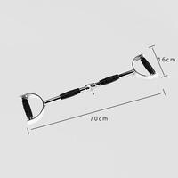 Ensemble d'accessoires pour machine de musculation en acier chromé : Barre de tirage vertical, Corde triceps, Barre en V, Poignée en D, Poignée en caoutchouc