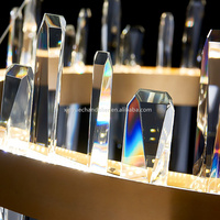 Lampe en cristal moderne simple et luxueuse, style nordique, éclairage suspendu créatif en acier inoxydable pour salon, luminaires de plafond