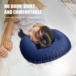 Low MOQ Entspannendes neues <span class=keywords><strong>Design</strong></span> Schlaf ausrüstung Komfortables Crescent Anti-Rutsch-Reise kissen mit Camping-Rucksack - Product Image 2